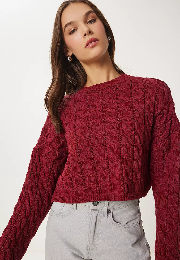 Happiness Istanbul Braid Knitted Jumper