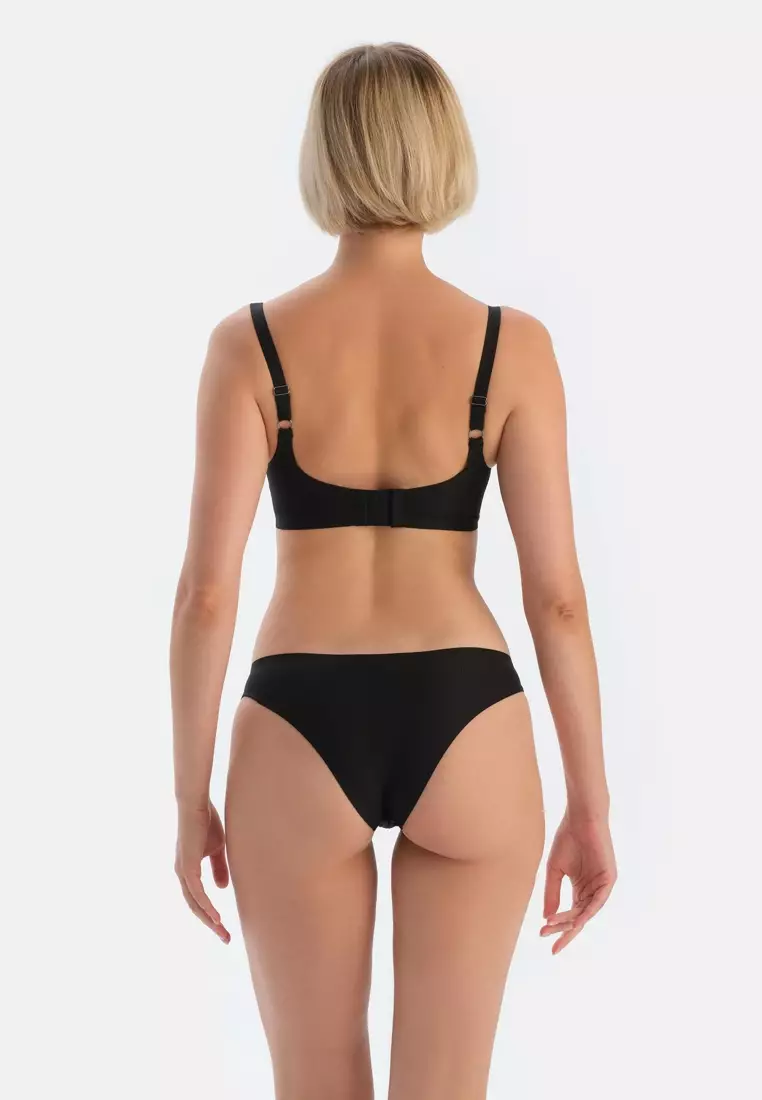 2-Pack Black Basic Brazilian, Underwear for Women