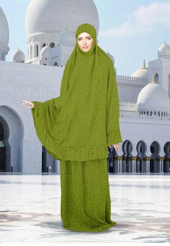 Al-Jabari Mukena Al-Jabari Jumbo Size Rempel Tas Serut Olive Green D618FAA0E552DEGS_1