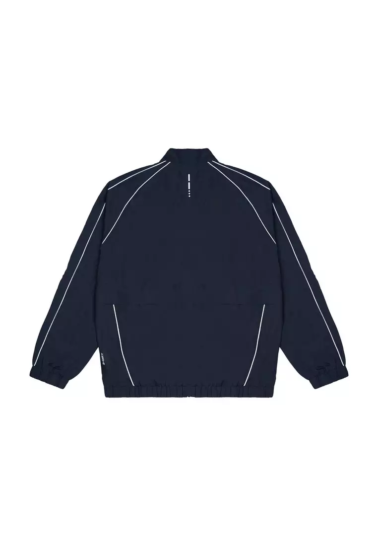 3Second Men's Tracker Jacket Regular Fit Taslan Sporty Ebony OL-C150426