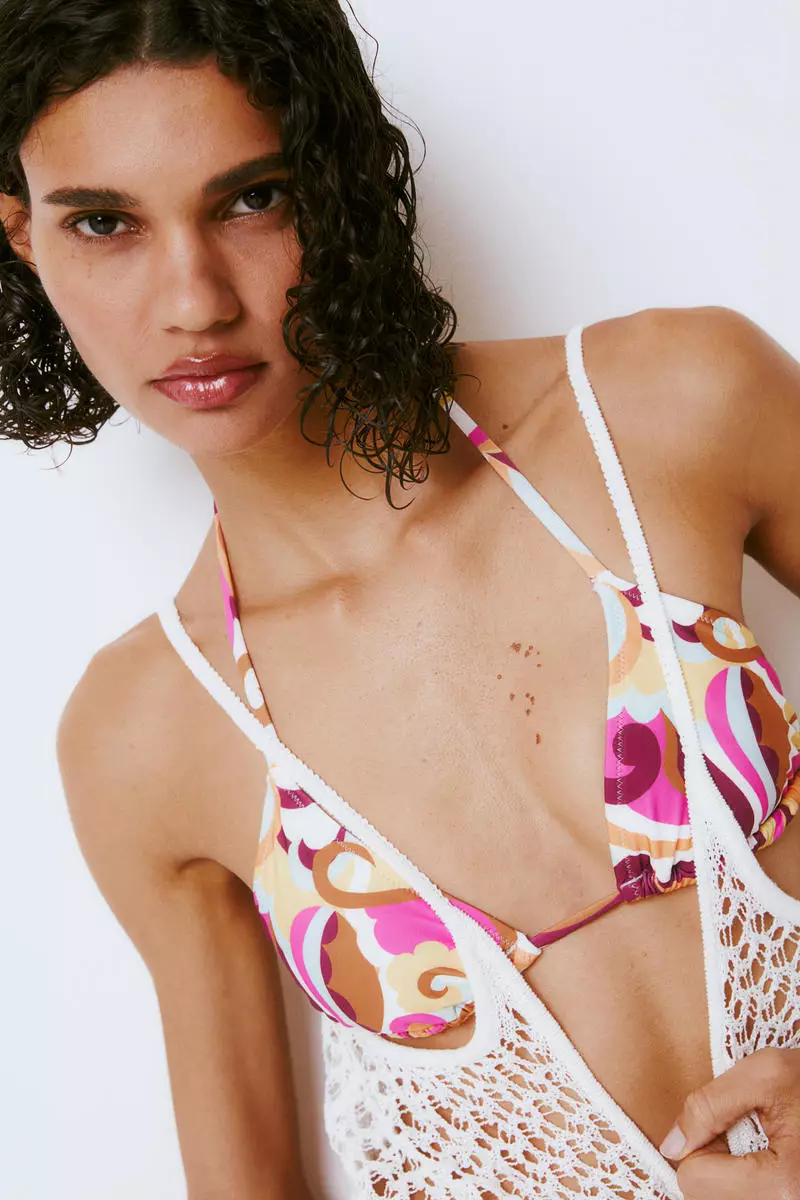 Buy H&M Padded triangle bikini top Online