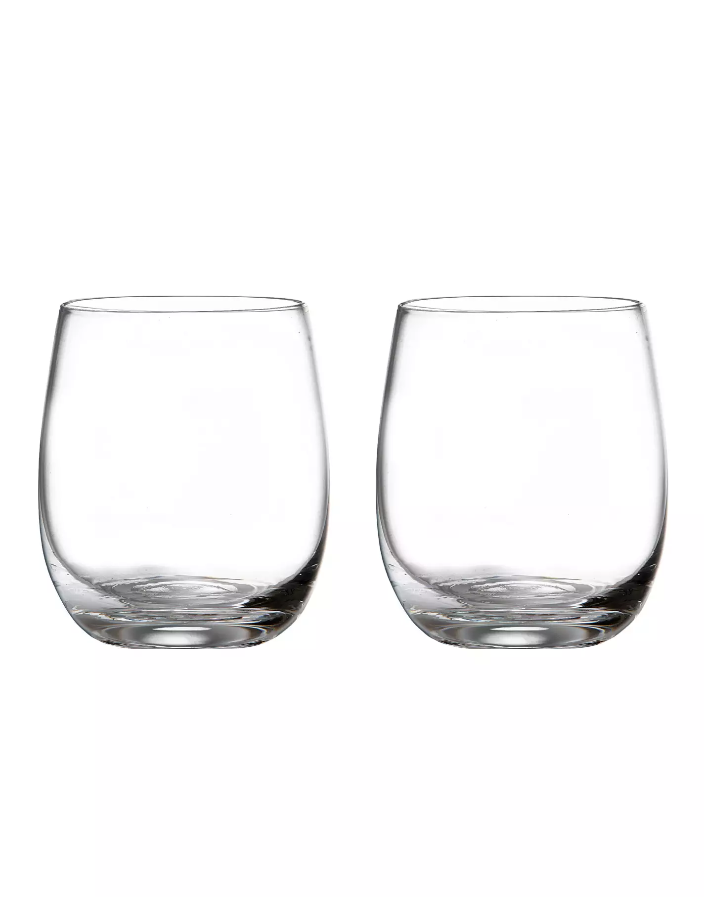 Buy Crysalis Double Rock Glass Stemless Wine Glass 360ml 13oz Set of