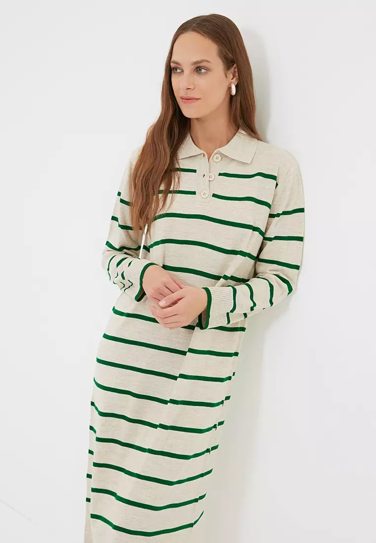 Modest Polo Neck Dress