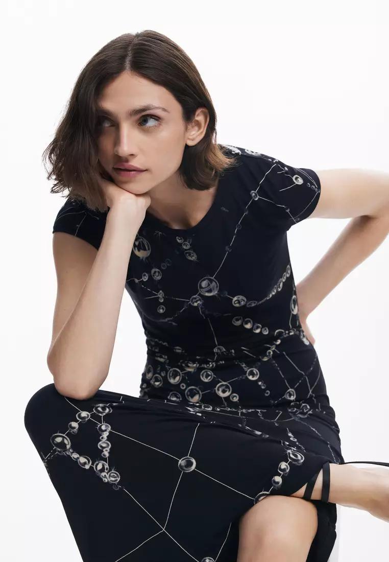 Desigual Women's Woman Woven Dress Sleeveless Jacket Desigual Women's Sleeveless Woven Dress - Bohemian Style Summer Dress Desigual Dresses