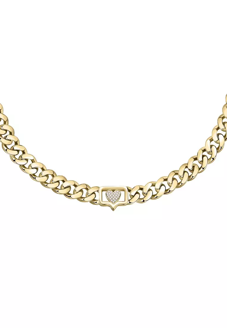 Chiara Ferragni Chain 38+7cm Women's Gold Necklace J19AUW09