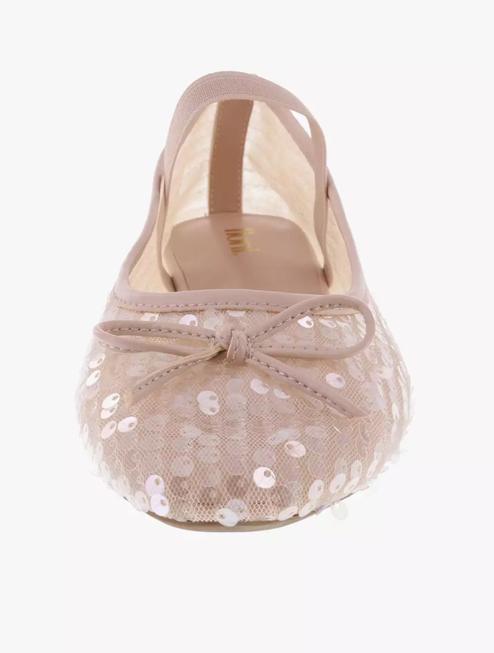 Payless Fioni Women Mesh Elle Sequin Flats - Nude_15