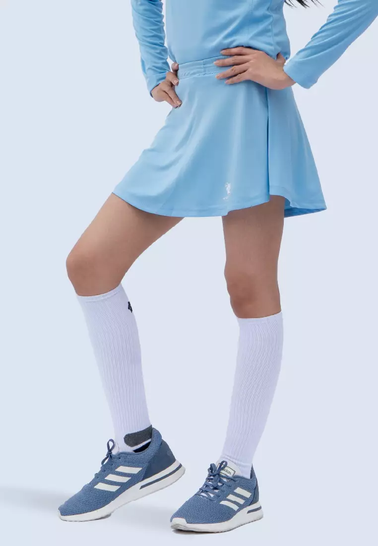 Tiento Rok Celana Olahraga Wanita Legging Pendek 2in1 Running Gym Yoga Lari