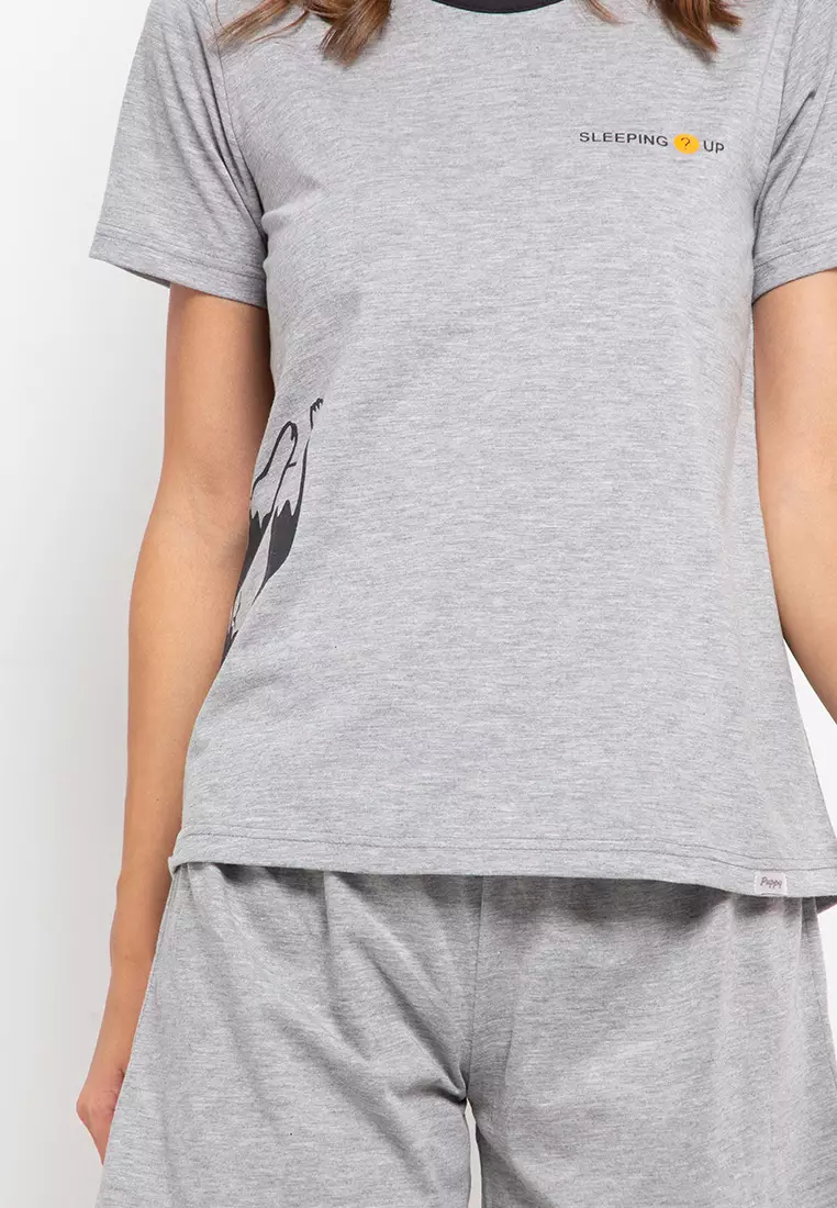 Pyjama Pijama Short Sleeve Short Pants Sleepwear