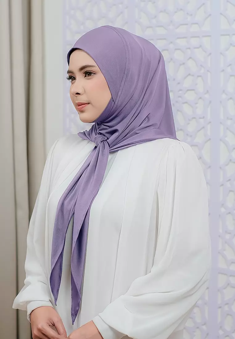 HIJAB INSTAN LUNA - PASTEL PURPLE