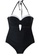 Halo black and white Colourblock Slim Fit Swimsuits 3A278US260503EGS_4