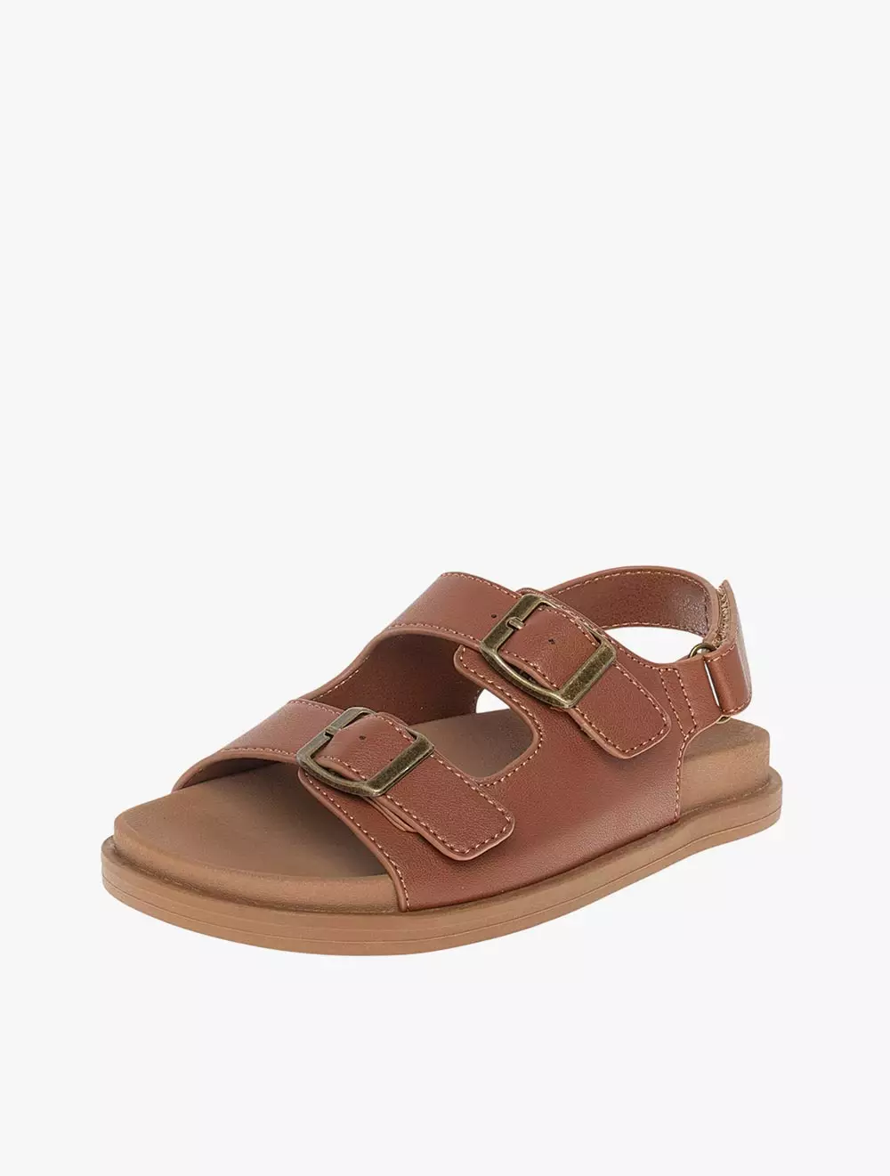 Payless State Street Childrens Luke Youth Sandals - Dark Brown_06