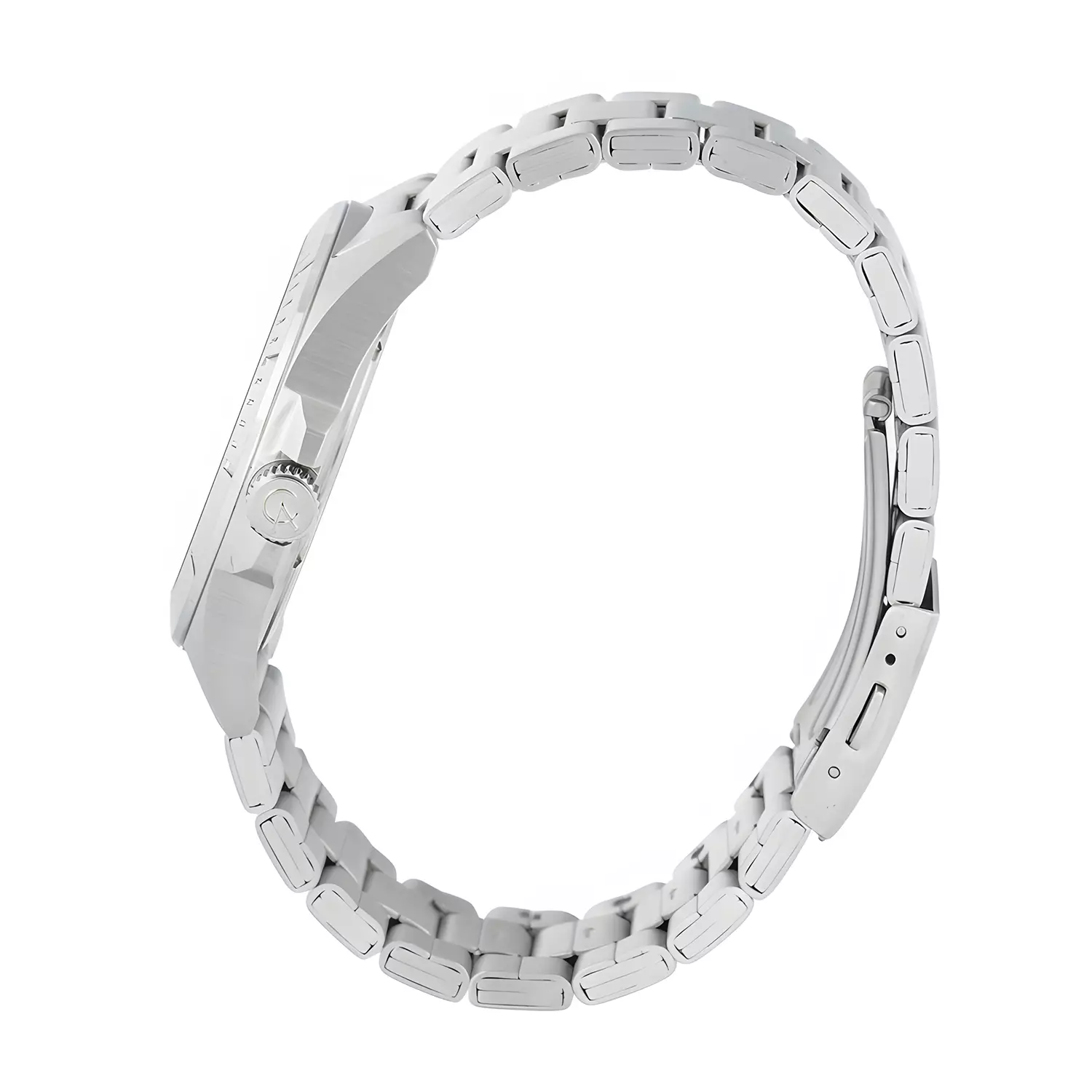 Jam Tangan Analog Pria - Sport Series - Silver Stainless Steel - 6535 MEBSSSL