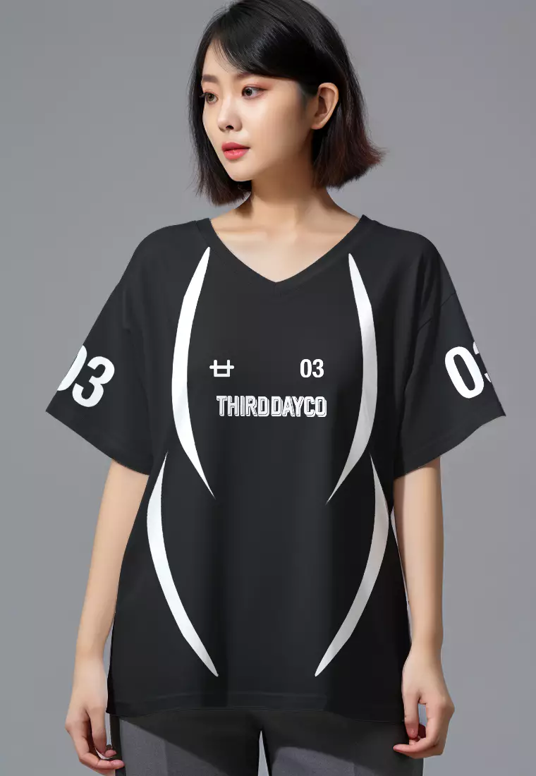 MTU36 Jersey Premium Oversize 260gsm Vintage Streetwear bahan Heavy Jersey  "03 brackets hitam"