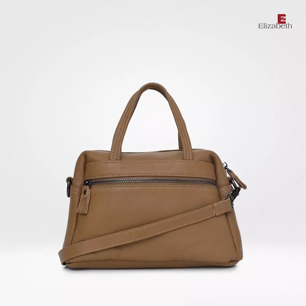 Tas Elizabeth Genuine Leather Sling Bag 0720-0511 Khaki