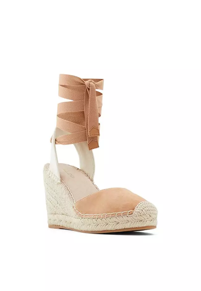 Efemina Tie Ankle Wedges