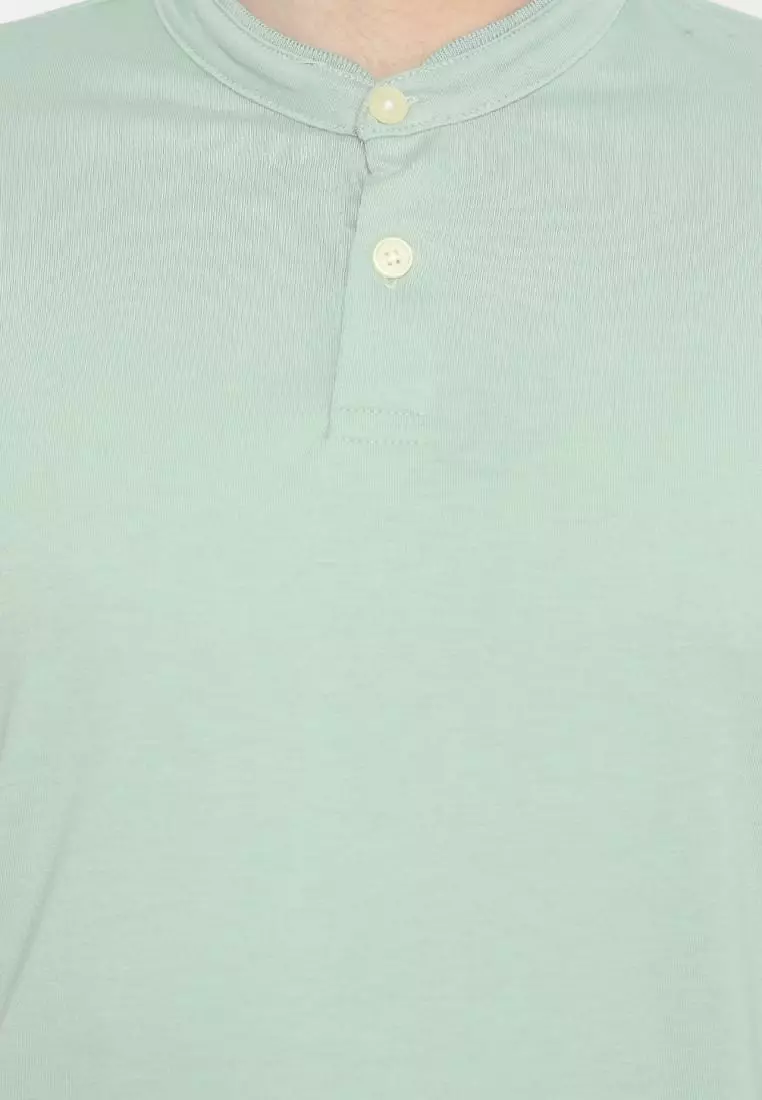 Matsuda Kaos Polos 20s Kragh Shanghai Pria Nakatsu