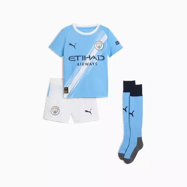 PUMA Manchester City FC Home Minikit 78034301 - Set Jersey Anak (Biru)