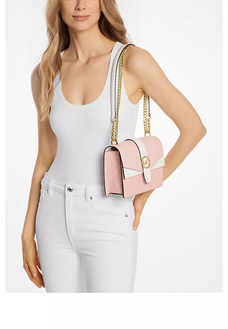 Michael Kors Greenwich Small Color-Block Signature Logo