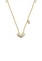 ZITIQUE gold Women's Sweet Diamond Embedded Heart Necklace - Gold 6193FAC638CC3EGS_1
