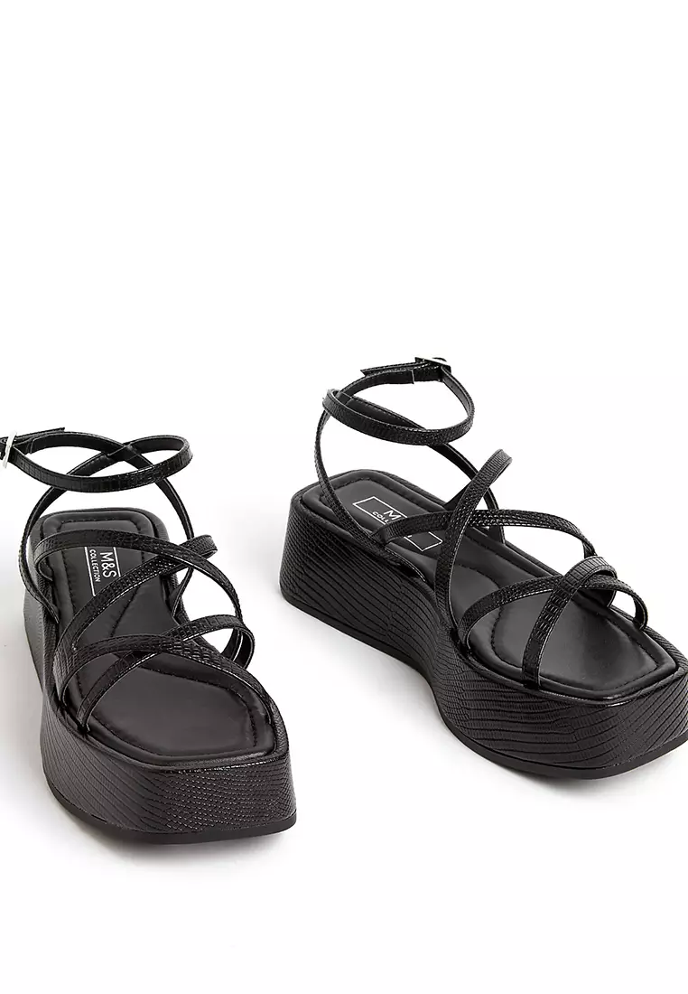 Strappy Flatform Sandals
