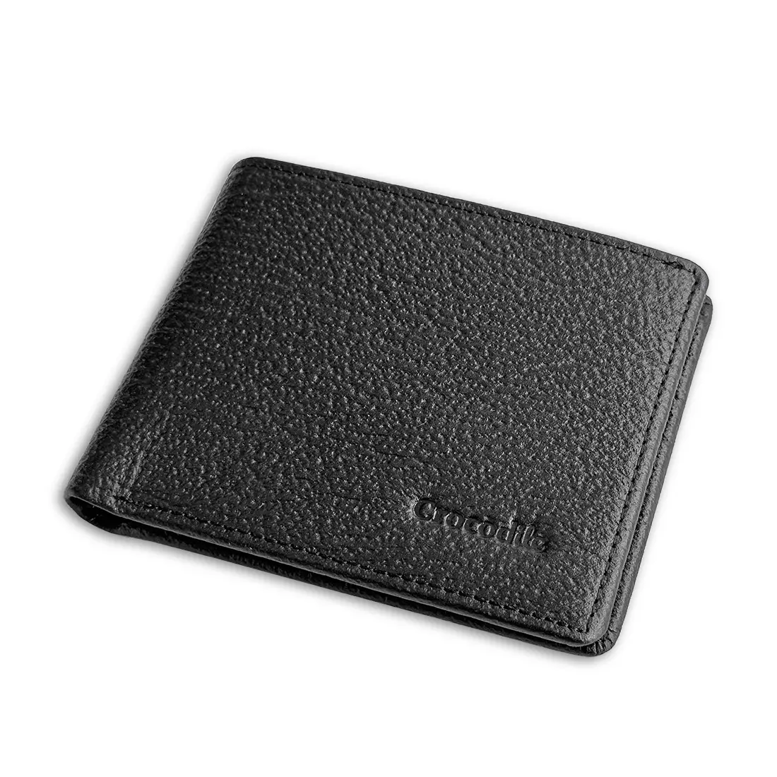 Crocodile H980BY Dompet Bi-fold Wallet Leather Kulit - Black