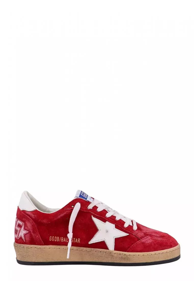 Buy GOLDEN GOOSE GOLDEN GOOSE Suede sneakers with used effectq