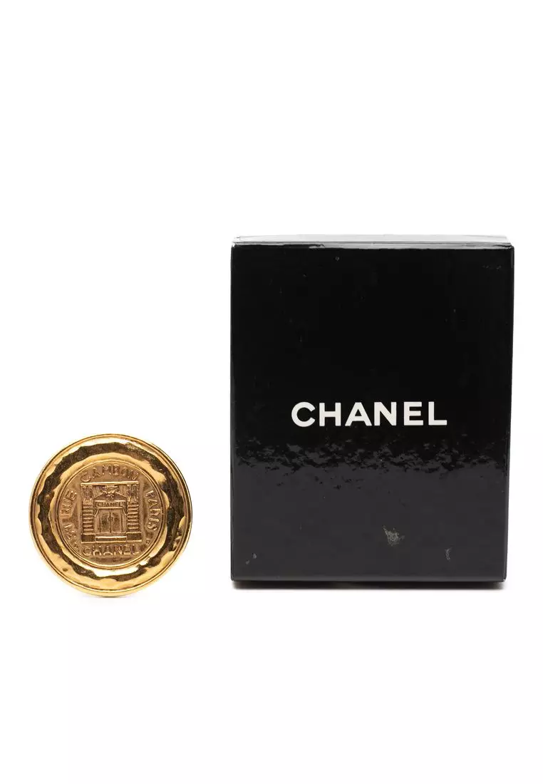 Chanel Pre-Loved Chanel Gold Plated 31 Rue Cambon Brooch 2026