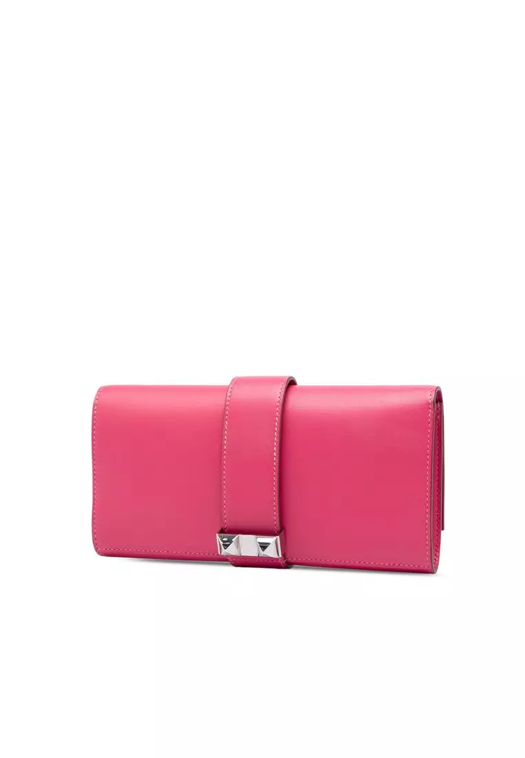 Pre-Loved Hermès Tadelakt Medor Clutch 23