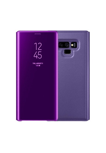 clear flip view standing cover for samsung galaxy note 9