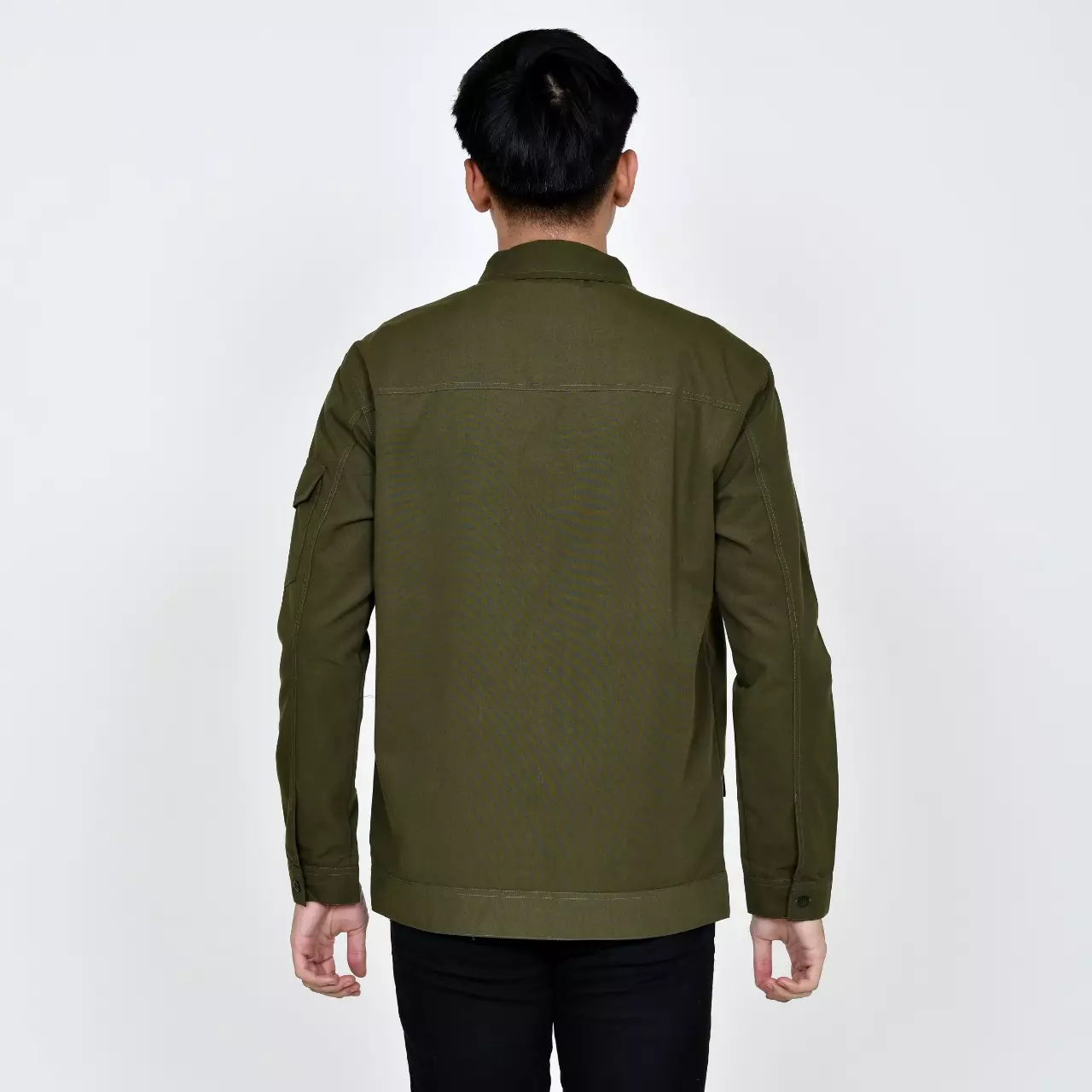 Semi parka army top