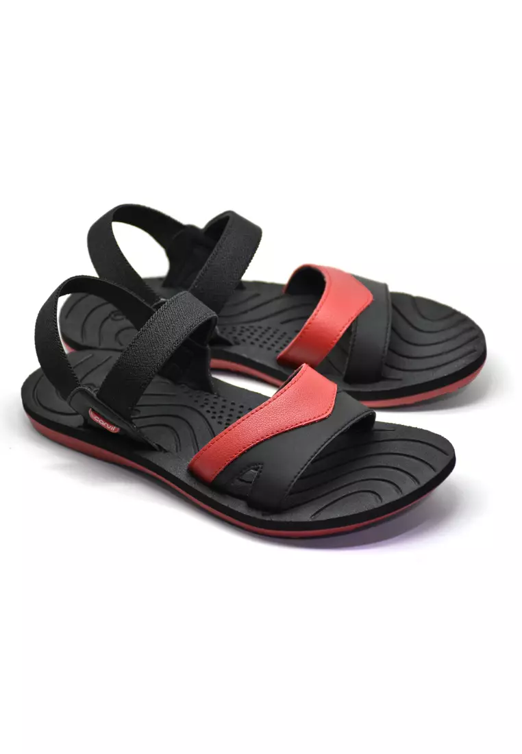 Carvil Sandal Wanita Lorenza-TB Black Red