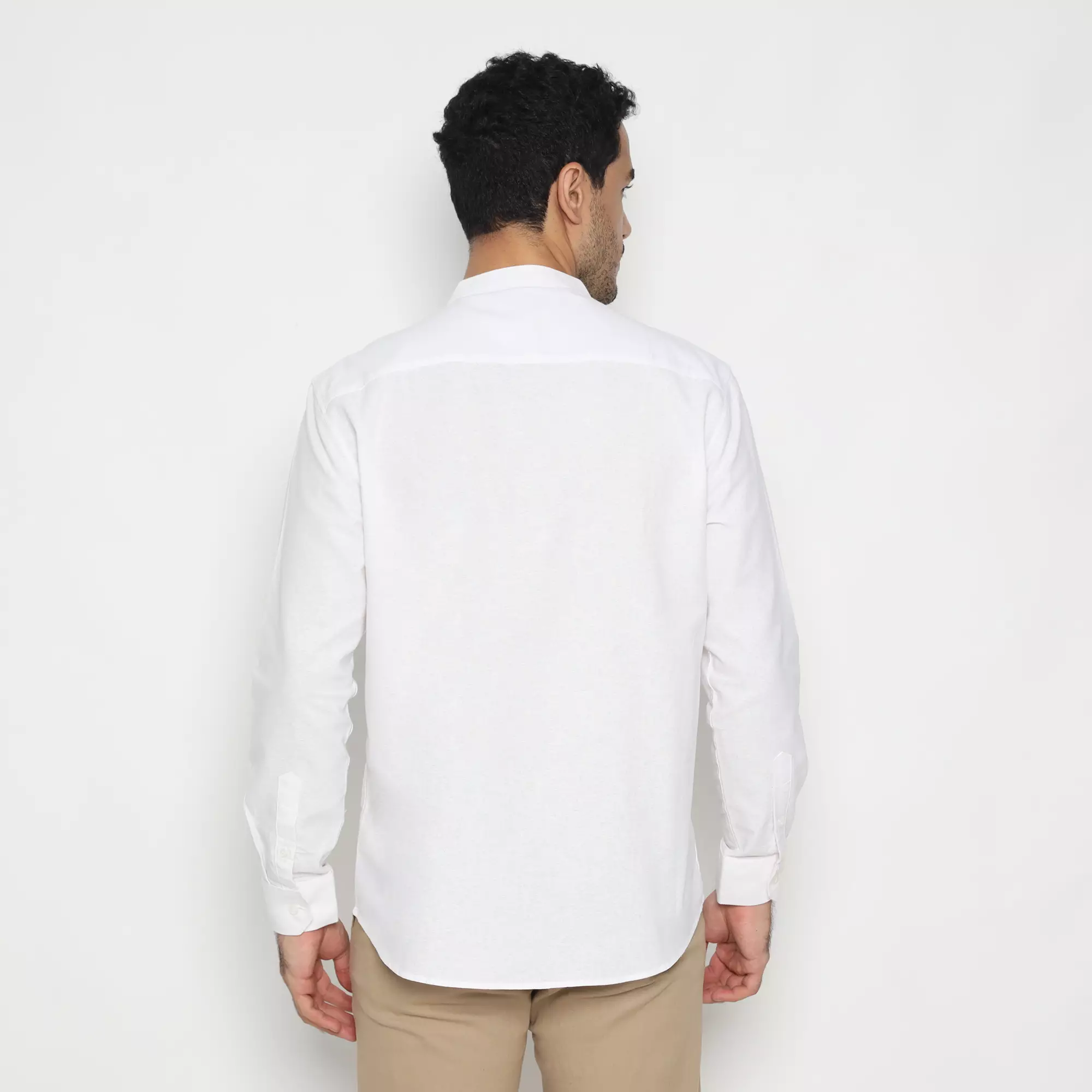 Platini Kemeja Pria Koko Shanghai Lengan Panjang Katun Oxford 22042