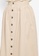ZALIA BASICS white A-Line Front Button Skirt 80729AADCAD925GS_3