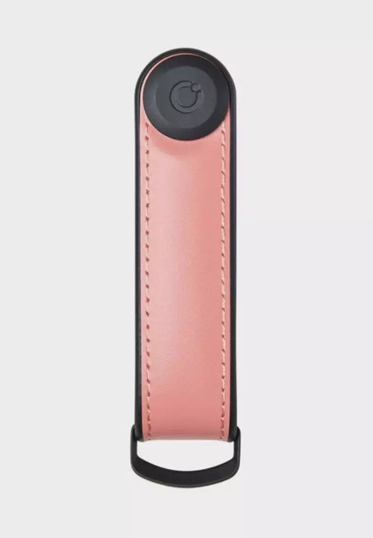 Orbitkey Hybrid Leather Key Organiser (Pastel Pink)