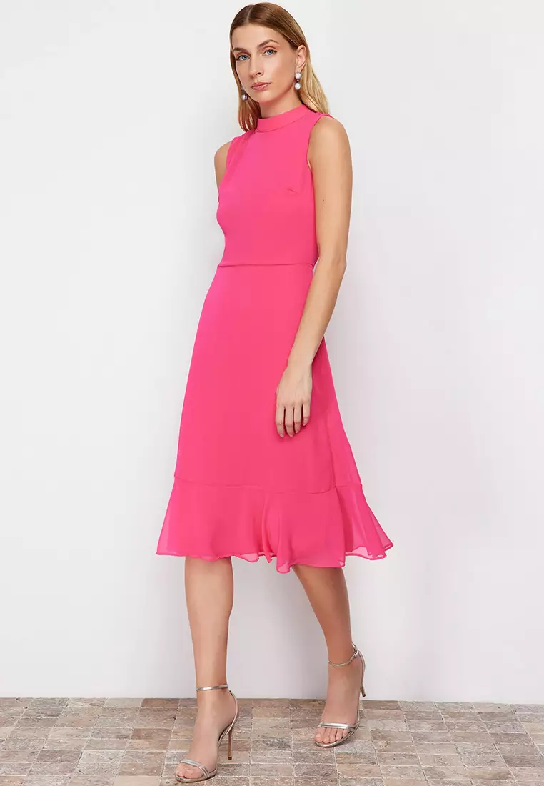Zalora pink dress top