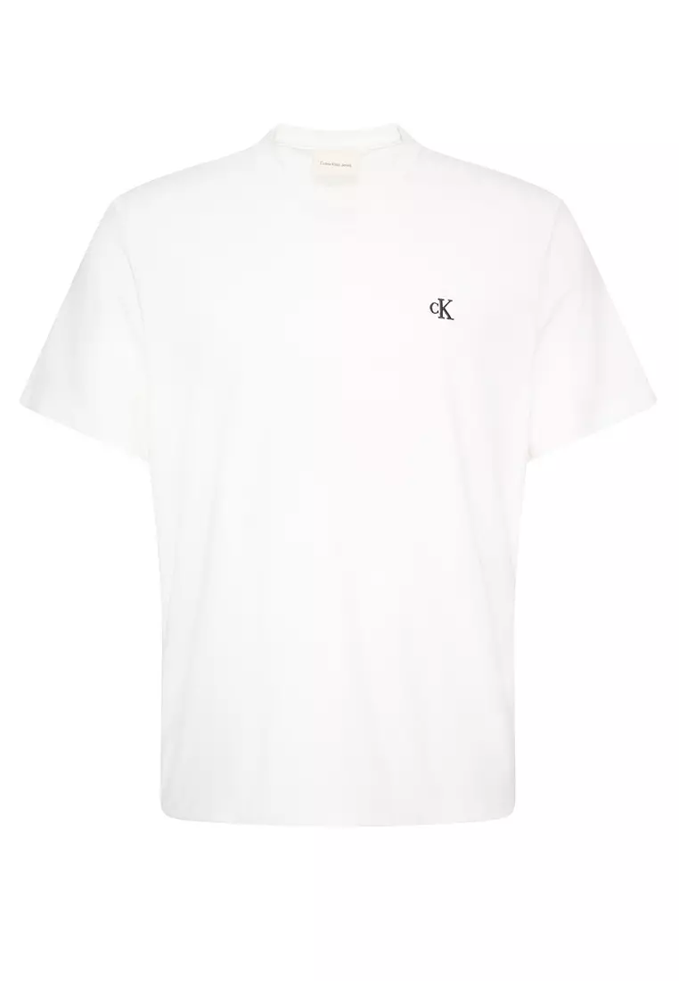 繡花商標印花寬鬆T恤 - Calvin Klein Jeans