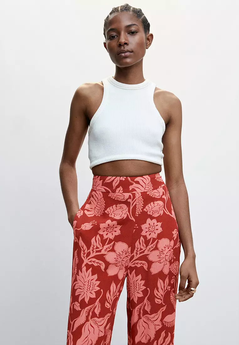 Floral Palazzo Trousers