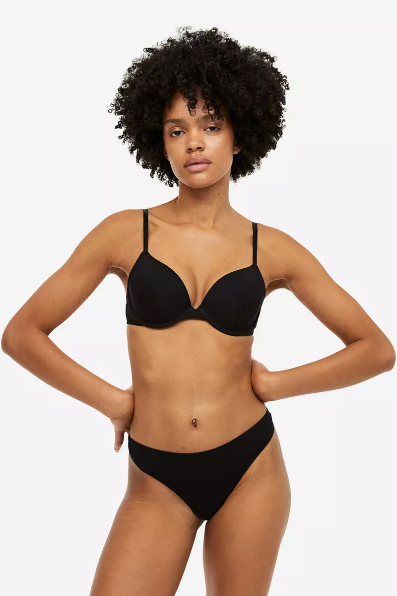 Buy H&M 2-pack cotton push-up bras 2024 Online