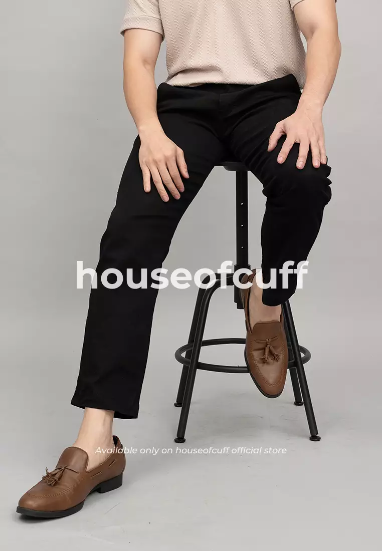 Houseofcuff Celana Panjang Chino Loose Fit Hitam