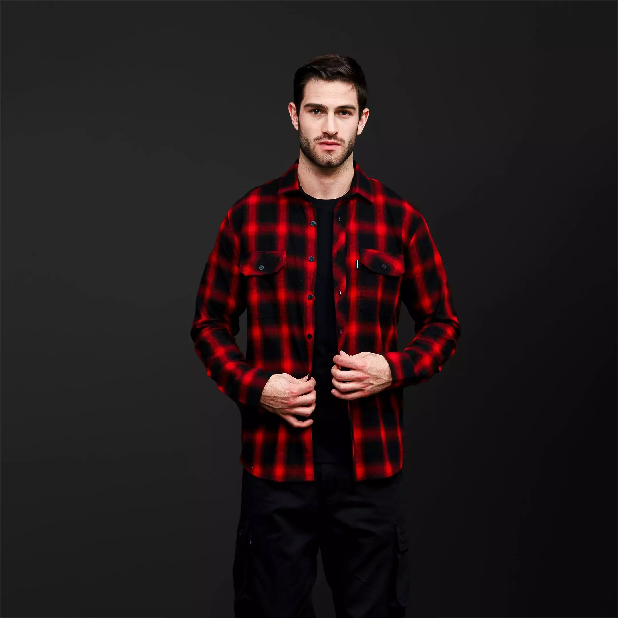 Kemeja Flanel Veterano Panjang Savoria Unisex