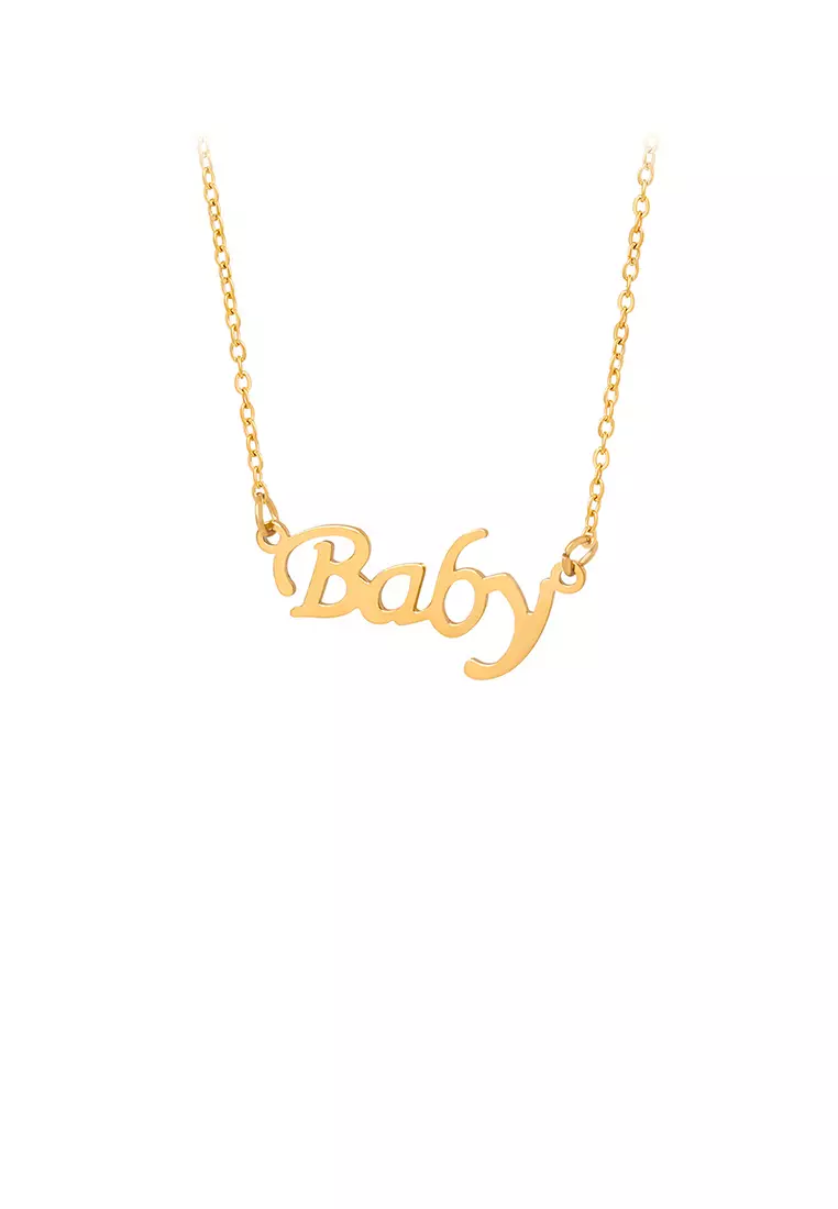 Gold necklace for deals baby