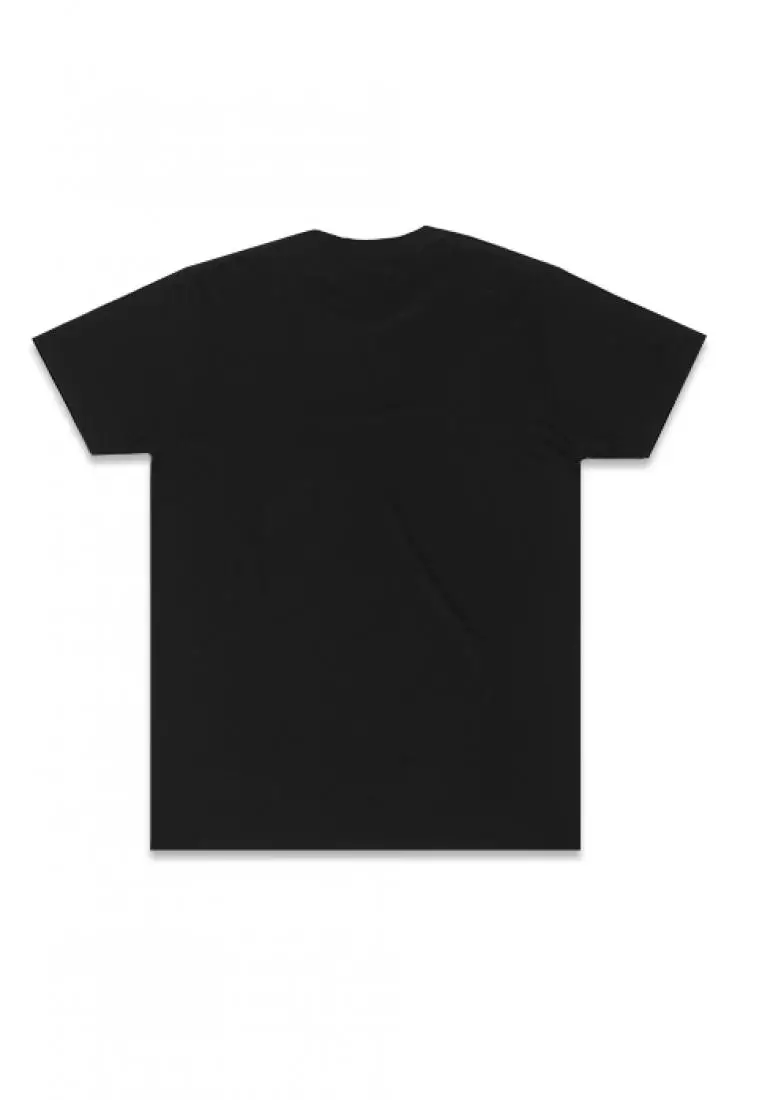 MTF97 Diag Thickblock Logo Hitam Kaos Pria