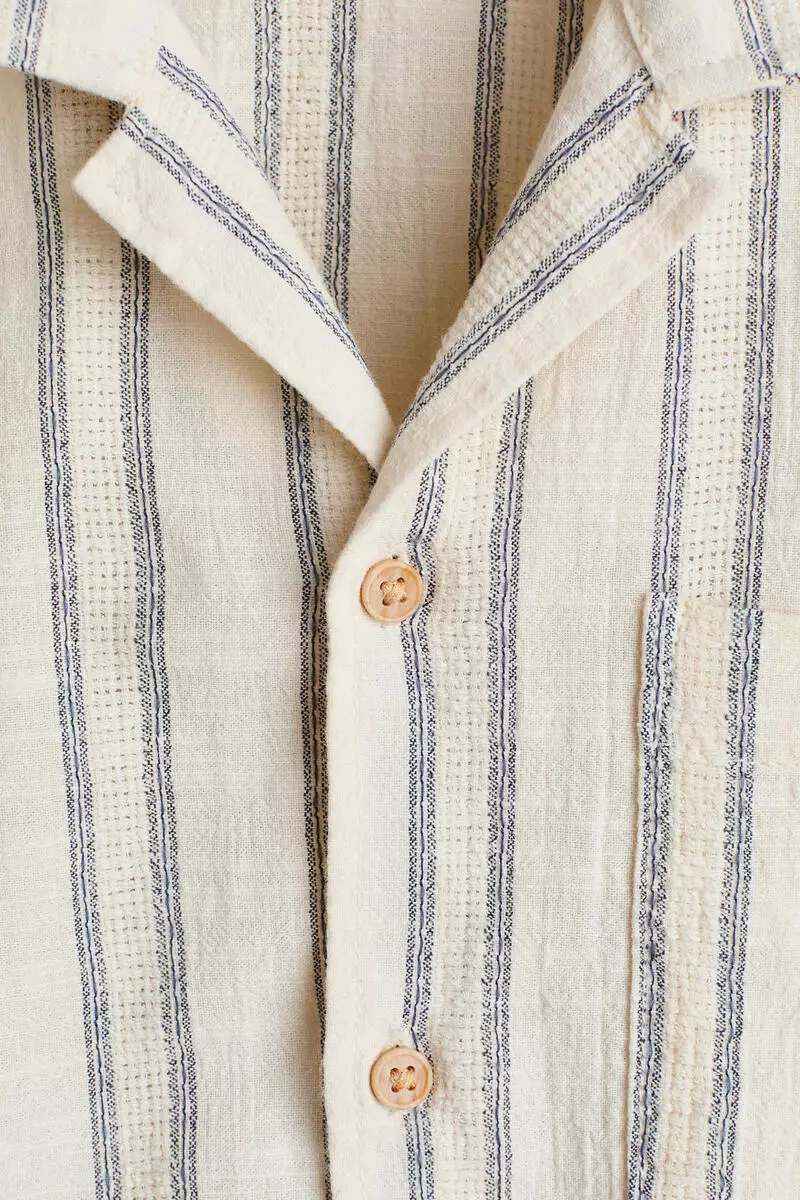 Cotton-blend resort shirt