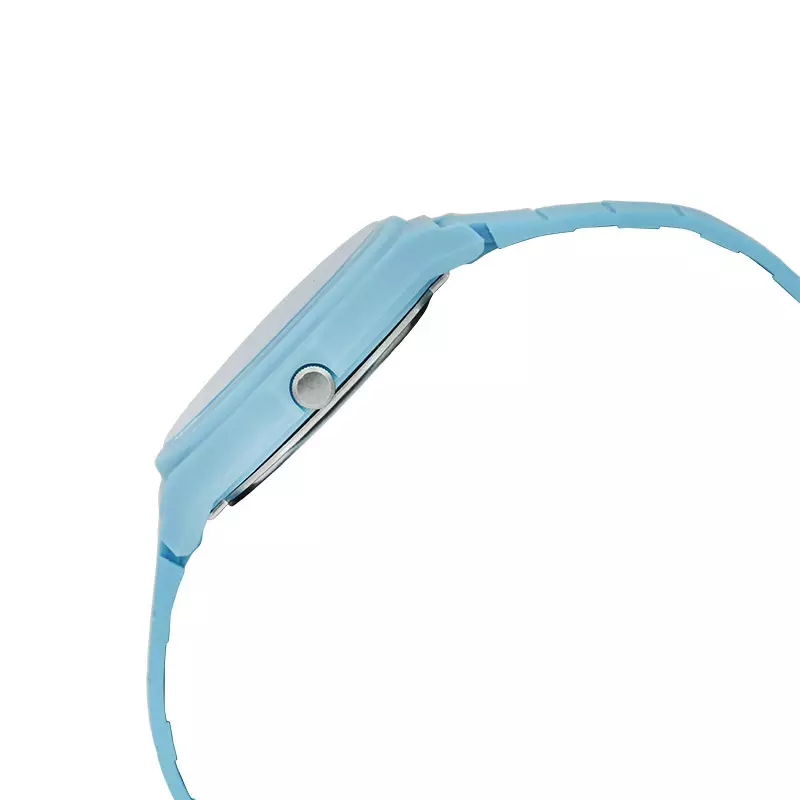 Jam Tangan Wanita Casio General LQ-24B-2BDF LQ24 LQ-24B Pop Ladies Analog Blue Dial Blue Resin Band