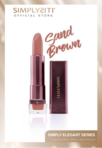 Jual Simplysiti Simply Elegant Lipstick Semi Matte Sand Brown Nirmala Lc07 Original Zalora Indonesia Lipstik simplysiti tahan lama