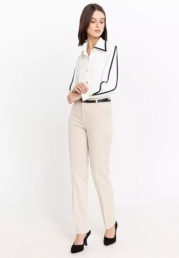 Elegant Long Sleeves Shirt Blouse