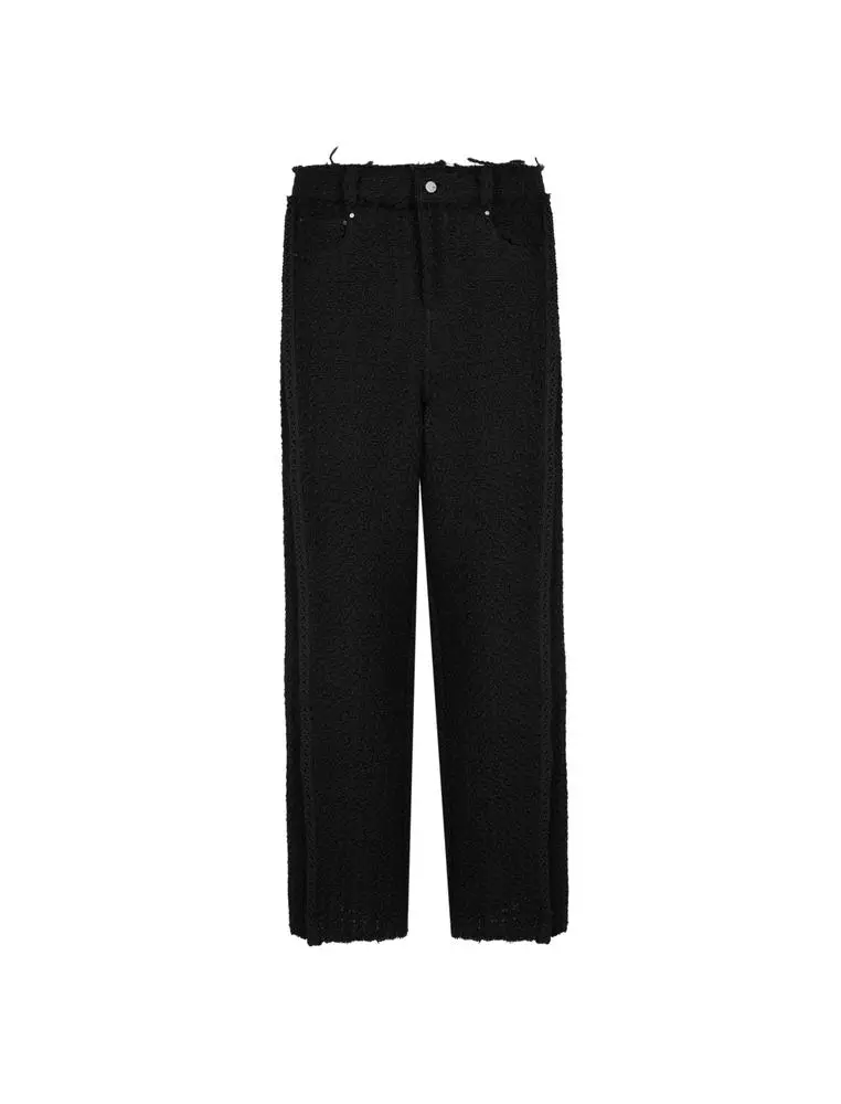 Simple Straight Leg Long Pants