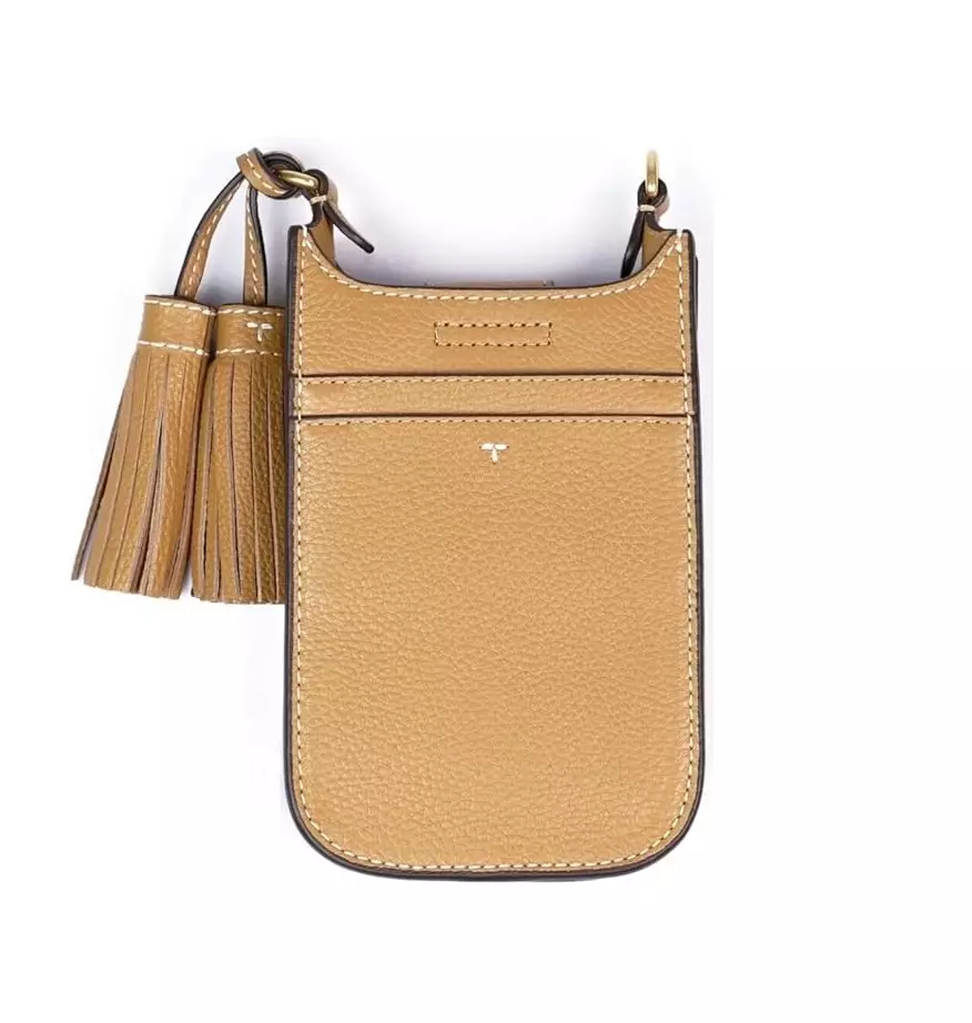 Tory Burch Thea Cellphone Crossbody Tiramisu