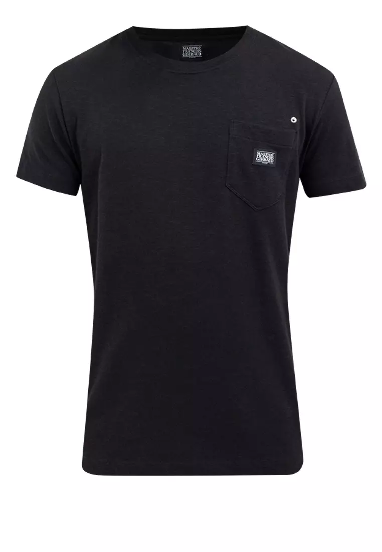 Men's Pocket Slub Tee Black