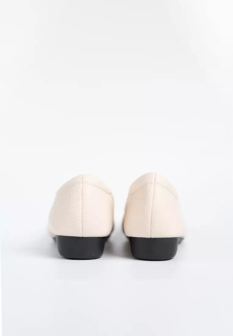 Benny Action Leather Flats